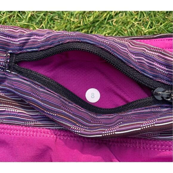 Lululemon Pace Rival Skirt II violet pink MINI SKORT SKIRT sz 8 - Picture 7 of 8